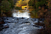 Waterfall and Autumn Colors on the Little Wolf River